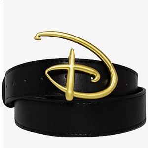 Disney logo belt buckle belt